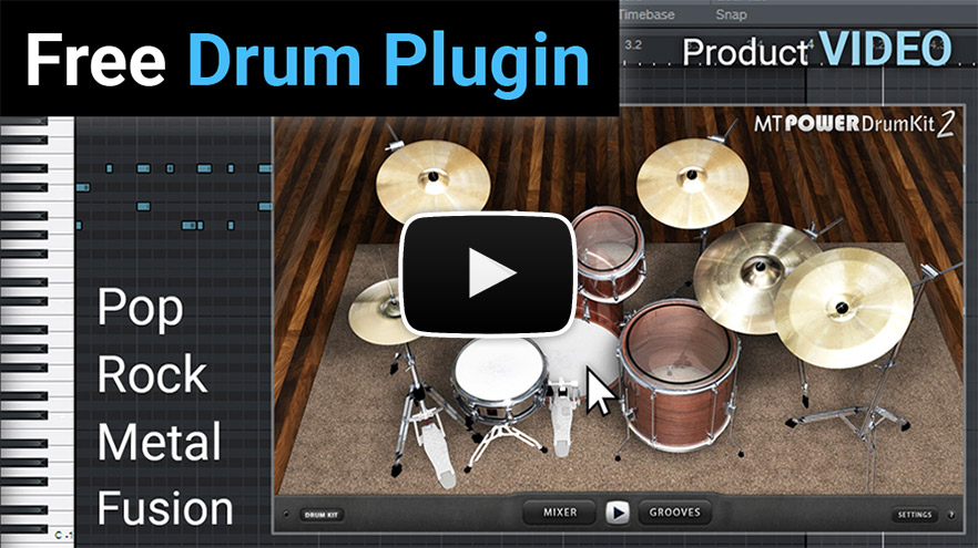 use mt power drumkit 2 in reaper